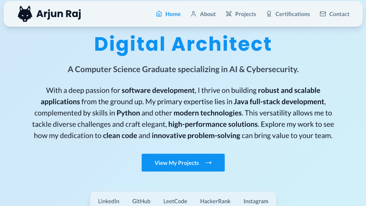 Personal Portfolio